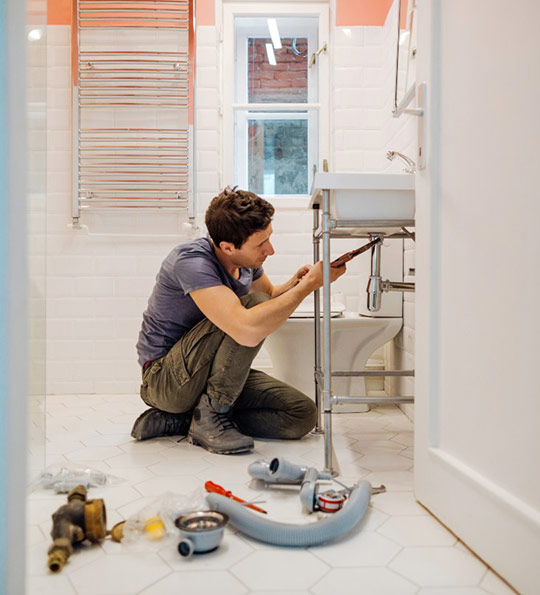 Handyman working